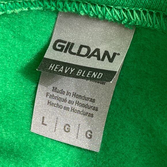 Gildan ASL Finger Alphabet BELIEVE Christmas Sweatshirt Size Large NWOT - Picture 4 of 4